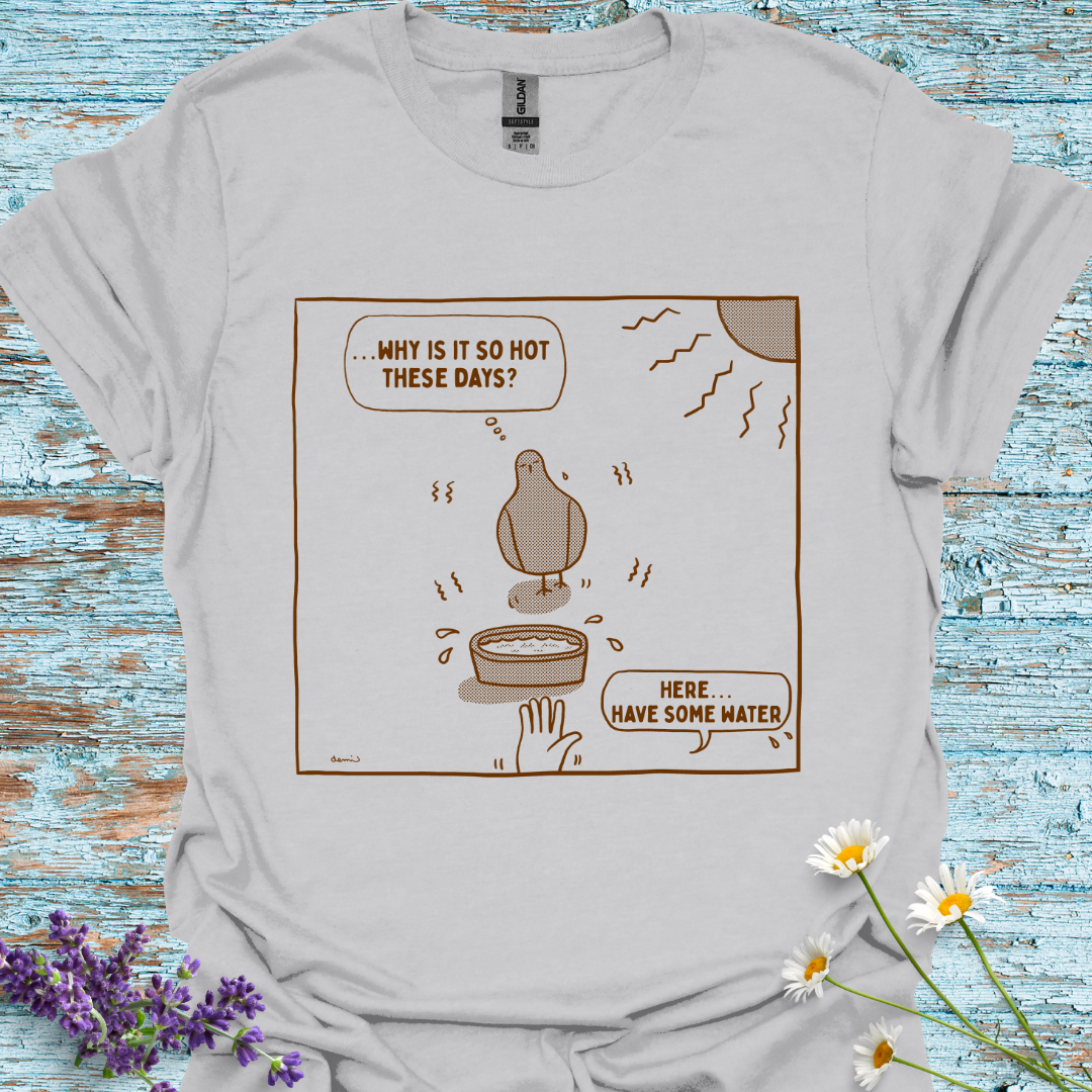 Hot Days Mourning Dove T-shirt