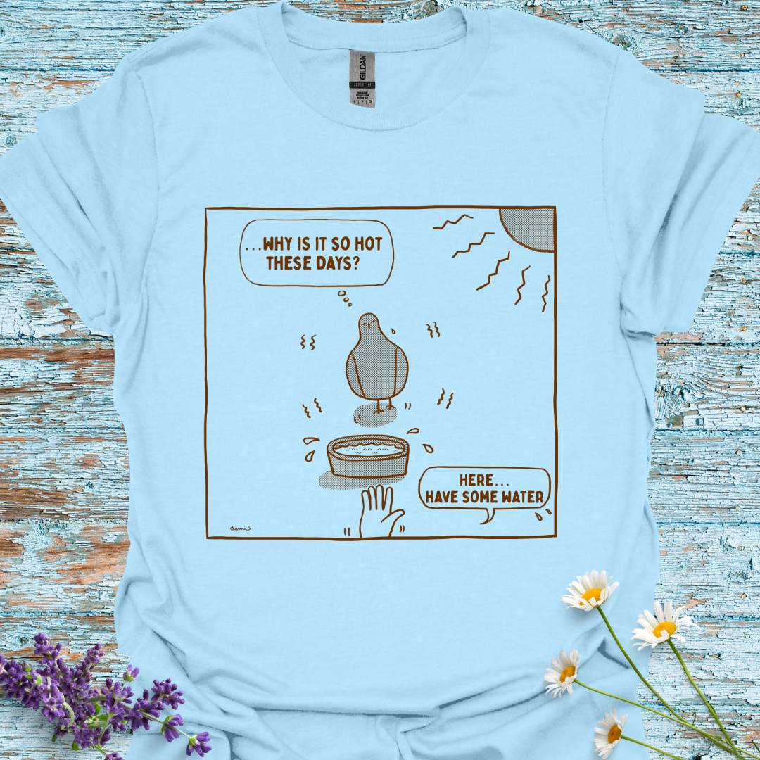 Hot Days Mourning Dove T-shirt