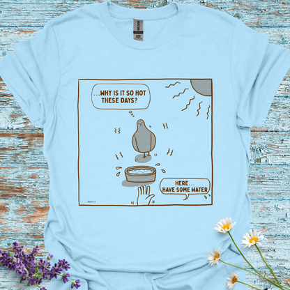 Hot Days Mourning Dove T-shirt