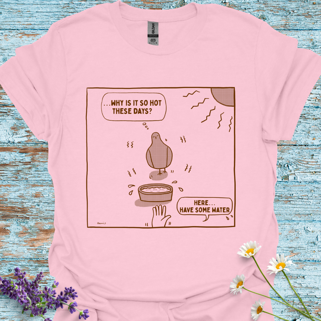 Hot Days Mourning Dove T-shirt