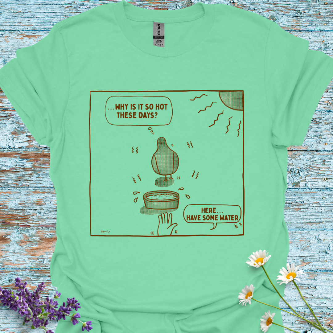 Hot Days Mourning Dove T-shirt