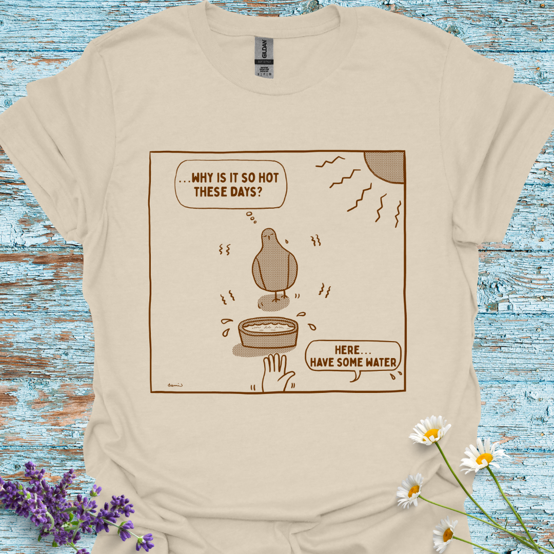 Hot Days Mourning Dove T-shirt