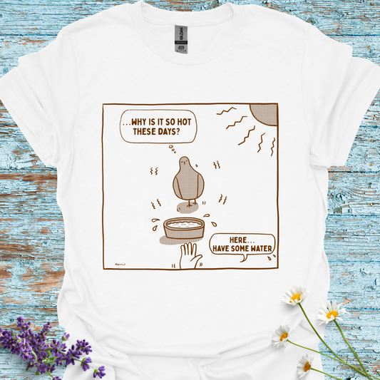 Hot Days Mourning Dove T-shirt